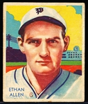1934-36 Diamond Stars Bb- #92 Ethan Allen, Phillies- Semi Hi#