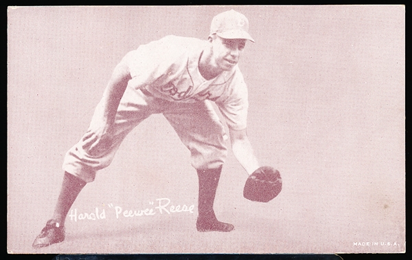 1947-66 Baseball Exhibits- Pee Wee Reese- 3 Cards