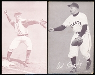 1947-66 Baseball Exhibits- Ed Stanky- 2 Variations