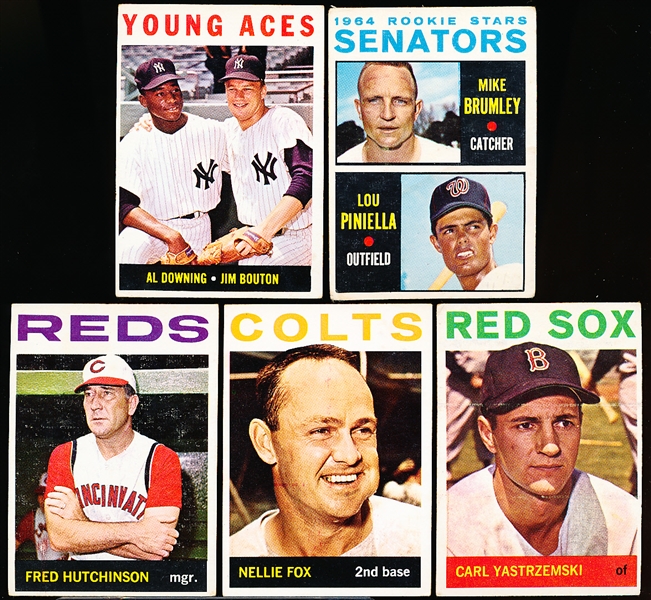 1964 Topps Baseball- 5 Diff