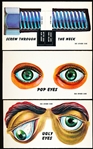 1966 Topps “Get Smart” Secret Agent Kit Insert Cards- 3 Diff.