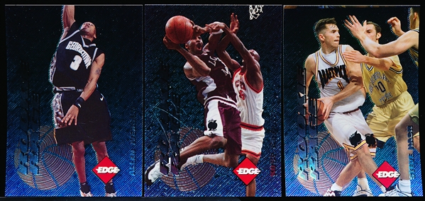 1996-97 Collector’s Edge Rookie Rage Bskbl.- 3 Complete Sets of 50 Cards