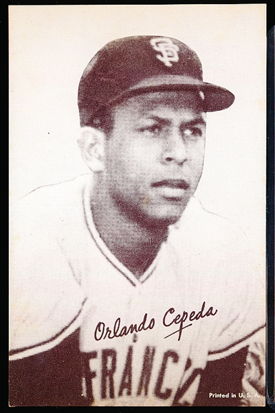 1947-66 Baseball Exhibit- Orlando Cepeda- Portrait Pose
