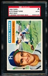 Autographed 1956 Topps Baseball- #172 Frank Torre, Braves- SGC Certified & Slabbed