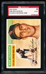 Autographed 1956 Topps Baseball- #186 Ron Jackson, White Sox- SGC Certified & Slabbed