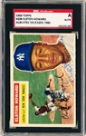 Autographed 1956 Topps Baseball- #208 Elston Howard, Yankees- 1st Topps Card! - SGC Certified & Slabbed
