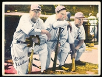 1936 R312 Baseball- 4” x 5-3/8” Pastels- Dixie Walker/ Mule Haas/ Mike Kreevich