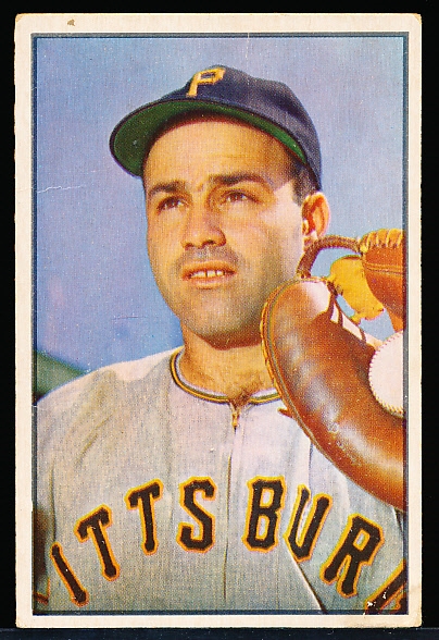 1953 Bowman Bb Color- #21 Joe Garagiola, Pirates