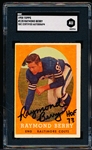 Autographed 1958 Topps Ftbl. #120 Raymond Berry- SGC Certified/ Slabbed