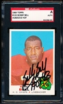 Autographed 1969 Topps Ftbl. #153 Bobby Bell- SGC Certified/ Slabbed