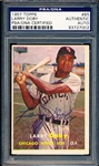 Autographed 1957 Topps Baseball- #85 Larry Doby, White Sox- PSA/ DNA Certified & Encapsulated