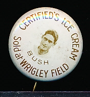1929 Chicago Cubs MLB “Certified’s Ice Cream 1” Diameter Pin”- Guy Bush