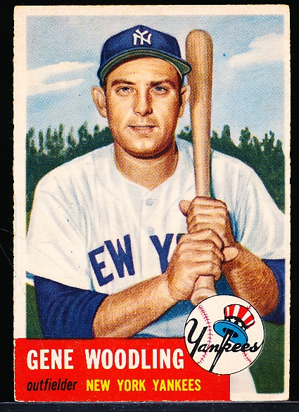 1953 Topps Baseball Hi#- #264 Gene Woodling, Yankees