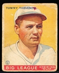 1933 Goudey Baseball- #36 T. Thevenow, Pirates