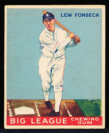 1933 Goudey Baseball- #43 Lew Fonseca, White Sox