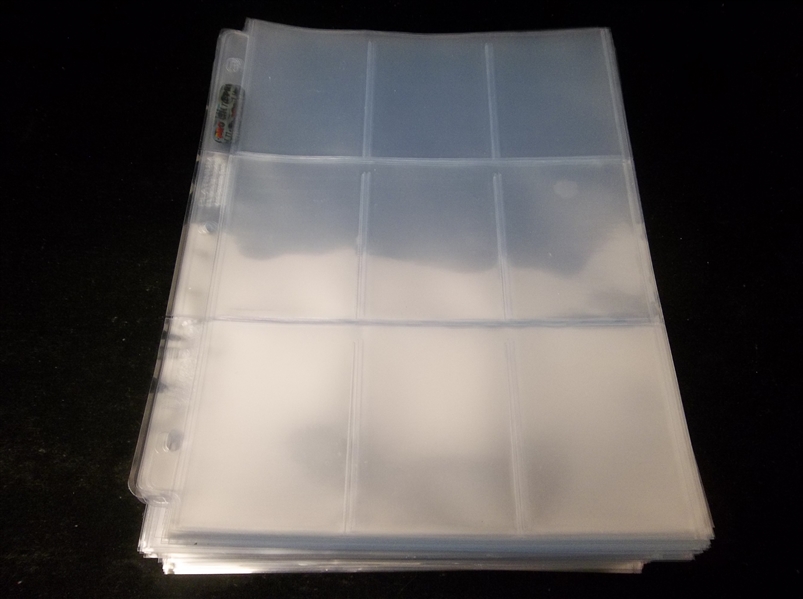 Used Ultra Pro 9-Pocket Pages- 100 Pages
