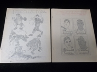 1967 Ball Card Collector- by George Martin- 2 Diff Issues