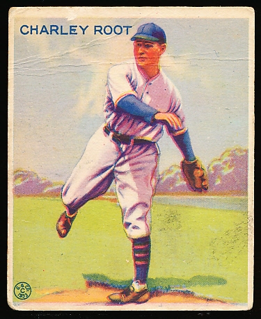 1933 Goudey Bb- #236 Charley Root, Cubs