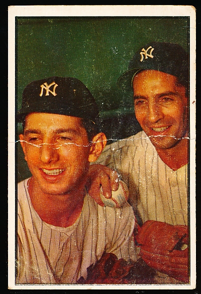 1953 Bowman Color Bb- #93 Phil Rizzuto/ Billy Martin