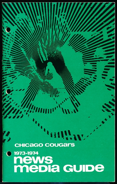 1973-74 Chicago Cougars WHA Media Guide