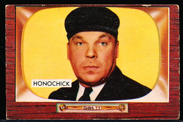 1955 Bowman Bb- #267 Jim Honochick, Umpire- Hi#