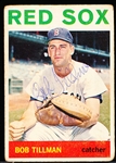Autographed 1964 Topps Bsbl. #112 Bob Tillman, Red Sox