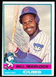 Autographed 1976 Topps Bsbl. #640 Bill Madlock, Cubs