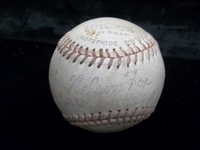Nelson Fox Autograph Model Wilson A2080 Baseball