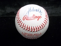 Autographed John Smoltz Official MLB 1992 World Series Bsbl.