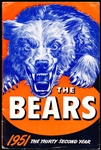 1951 Chicago Bears Football Media Guide