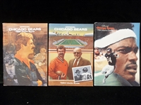 Chicago Bears Football Media Guides- 3 Diff
