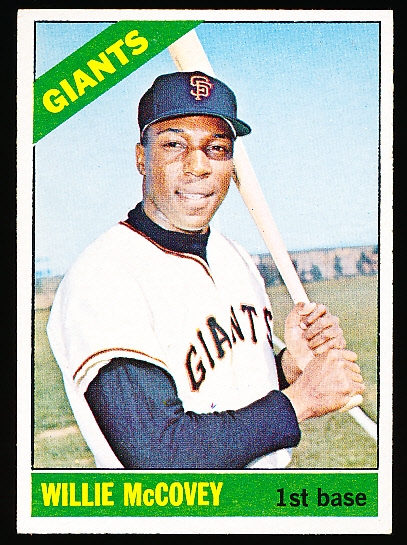 1966 Topps Bb- #550 Willie McCovey, Giants- Hi#