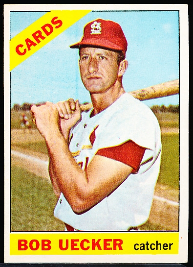 1966 Topps Baseball- #91 Bob Uecker, Cardinals