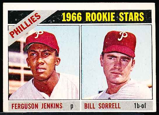 1966 Topps Baseball- #254 Fergie Jenkins RC