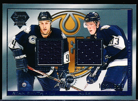 2003-04 Pacific Luxury Suite Hockey- #35 Ryan Smyth JSY/ Ales Hemsky JSY, Oilers- #182/650