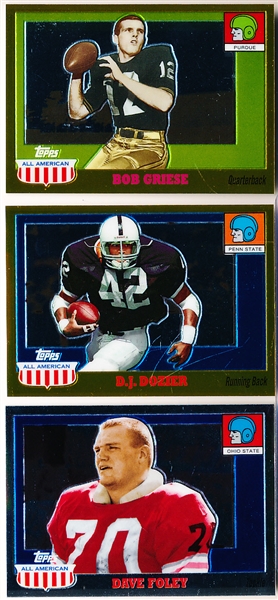 2005 Topps All-American Ftbl. “Chrome”- 3 Diff. Cards