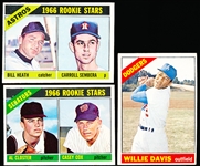 1966 Topps Baseball Hi#’s- 3 Diff