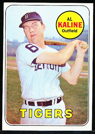 1969 Topps Bb- #410 Al Kaline, Tigers