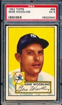 1952 Topps Baseball- #99 Gene Woodling, Yankees- PSA Ex 5