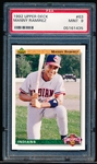 1992 Upper Deck Baseball- #63 Manny Ramirez, Cleveland- PSA Mint 9