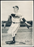 1949 Cleveland Indians 6-1/2” x 9” Team Issue- Bob Feller
