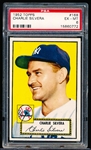 1952 Topps Baseball- #168 Charlie Silvera, Yankees- PSA Ex-Mt 6