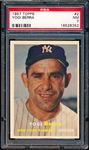 1957 Topps Baseball- #2 Yogi Berra, Yankees- PSA NM 7 