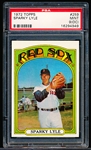1972 Topps Baseball- #259 Sparky Lyle, Red Sox- PSA Mint 9 (OC)