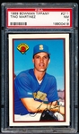1989 Bowman Tiffany Baseball- #211 Tino Martinez, Mariners- PSA NM 7