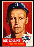 1953 Topps Baseball- #9 Joe Collins, Yankees