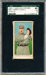 1909-11 E90-1 American Caramel Bb- Harry Howell, p. St. Louis Amer- (Wind Up Pose)- SGC 40 (Vg 3)
