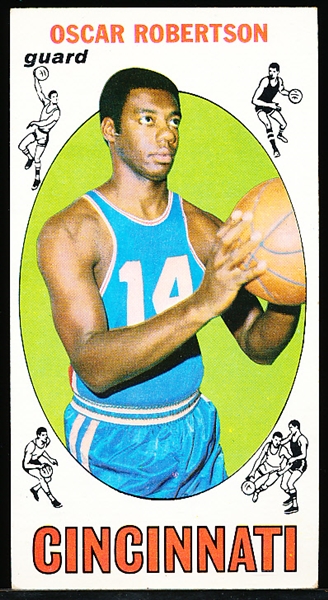 1969-70 Topps Basketball- #50 Oscar Robertson, Cinc.