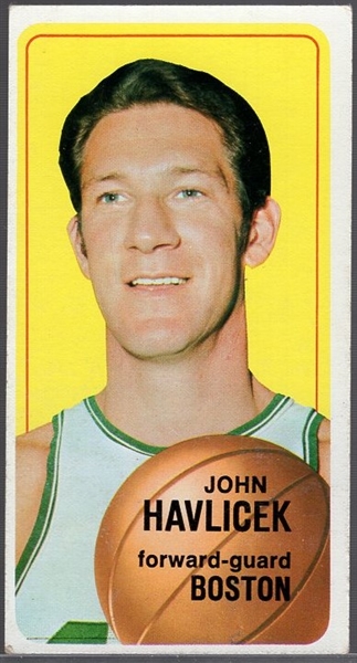 1970-71 Topps Basketball- #10 John Havlicek, Celtics- SP