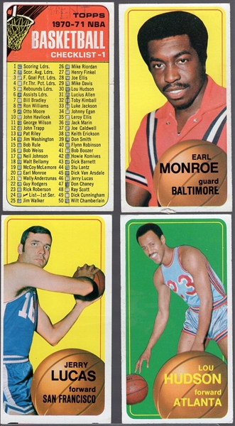1970-71 Topps Basketball- 4 Diff